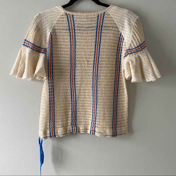 🆕 EUC Free People Babes Only Stripe Knit Top size small - Picture 11 of 14